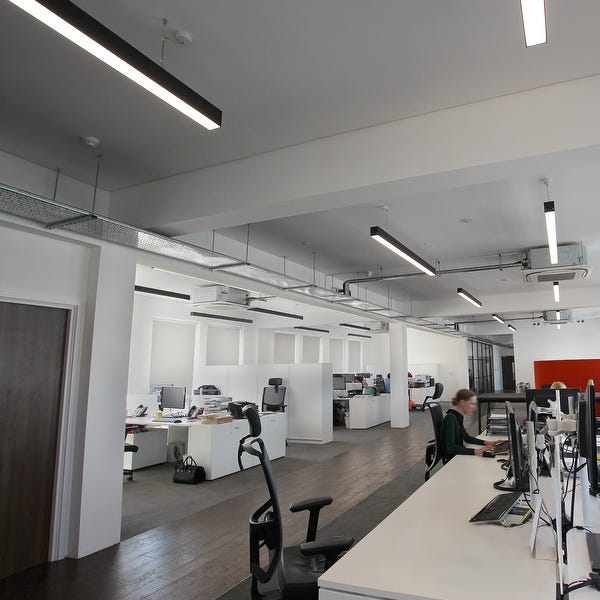 office led suspended linear fixture