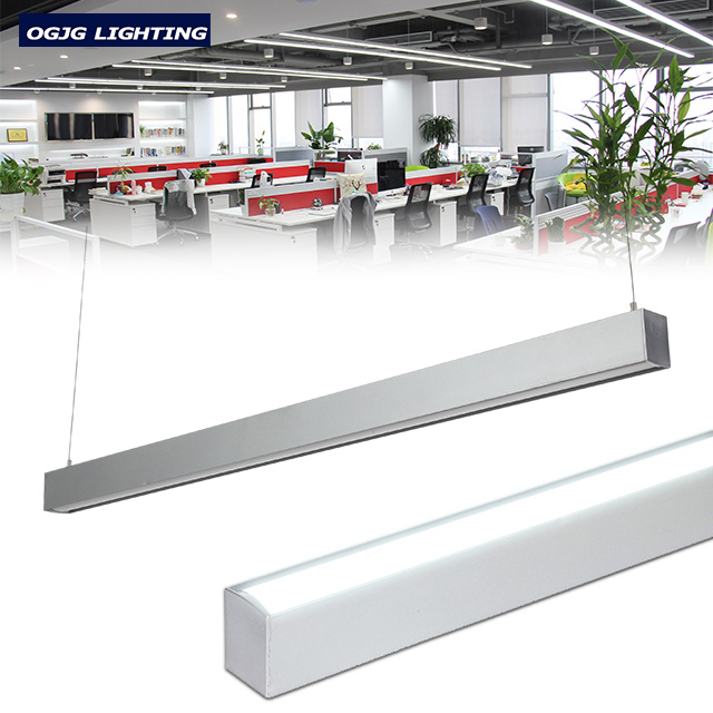 customized dimmable suspended office linear light